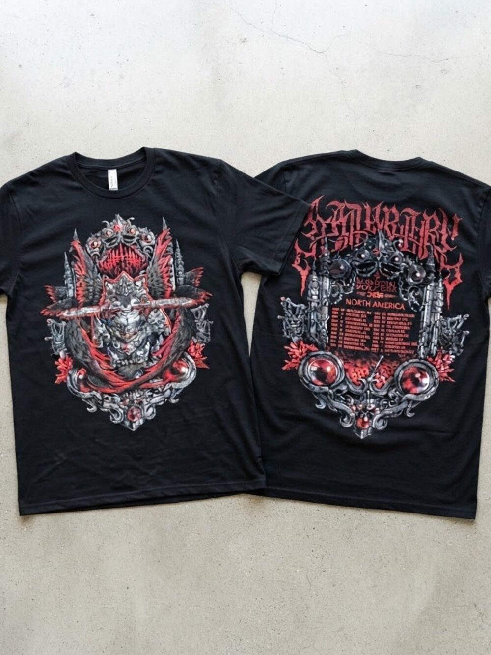 Babymetal North America Tour 2026 Black T-Shirt Unisex S-4XL